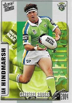 2004 Select Authentic #34 Ian Hindmarsh Front